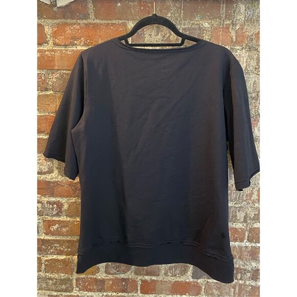 Authentic IOWA HAWKEYES Black Evelyn 3/4 Sleeve with Hawkeye Embroidered Emblem - Picture 7 of 13